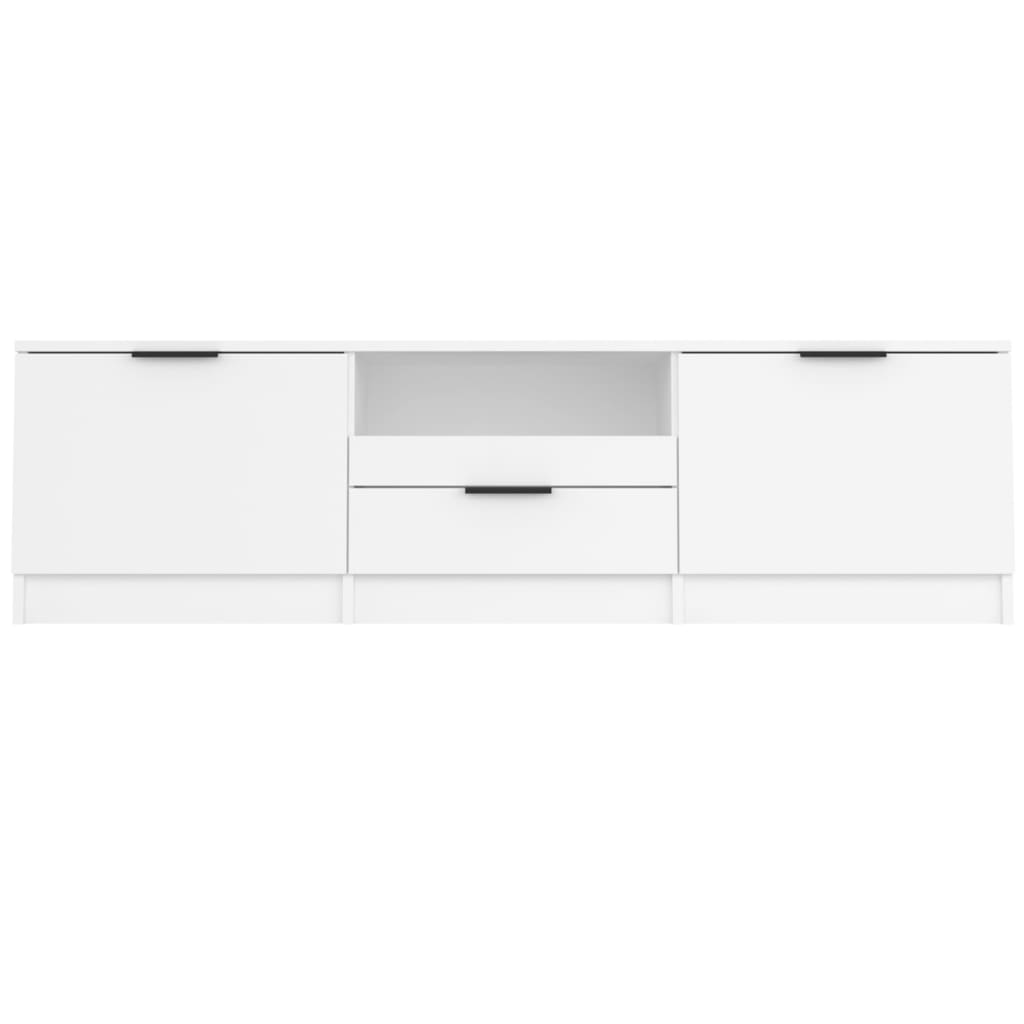 NNEVL TV Cabinet White 140x35x40 cm Engineered Wood - Planet Store 123