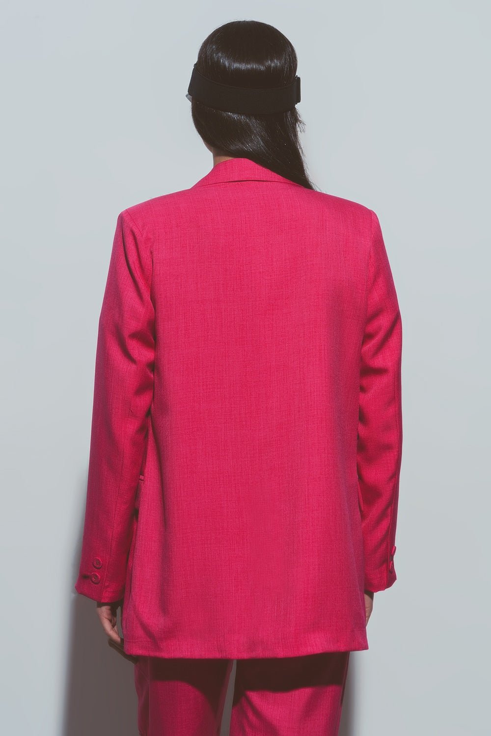 Oversized Blazer in Pink - Planet Store 123