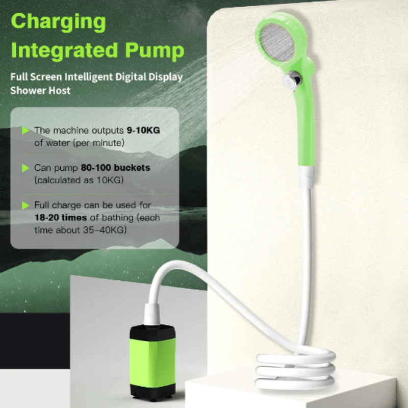 Portable Camping Shower Kit with Digital Display - Planet Store 123