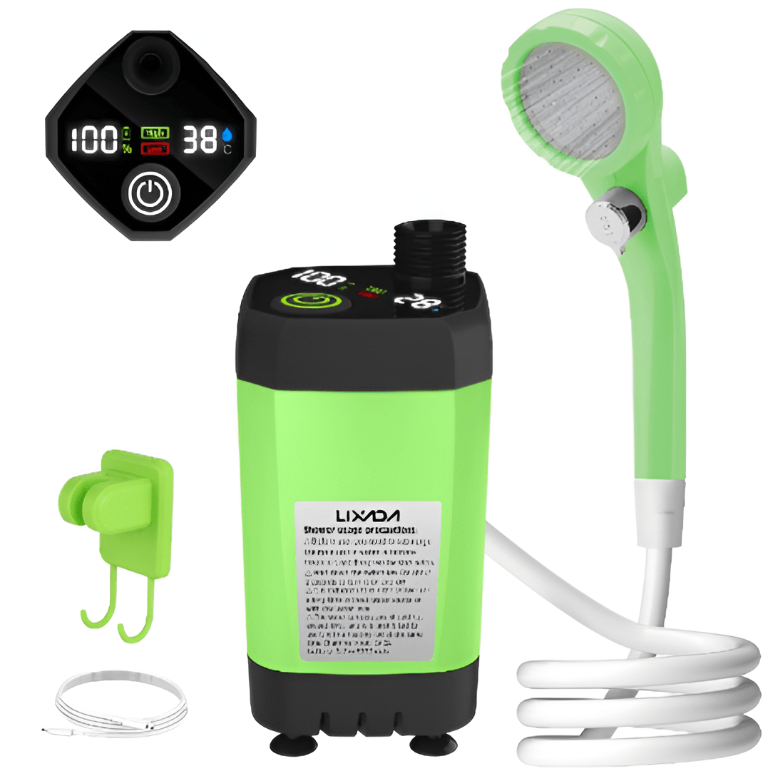 Portable Camping Shower Kit with Digital Display - Planet Store 123