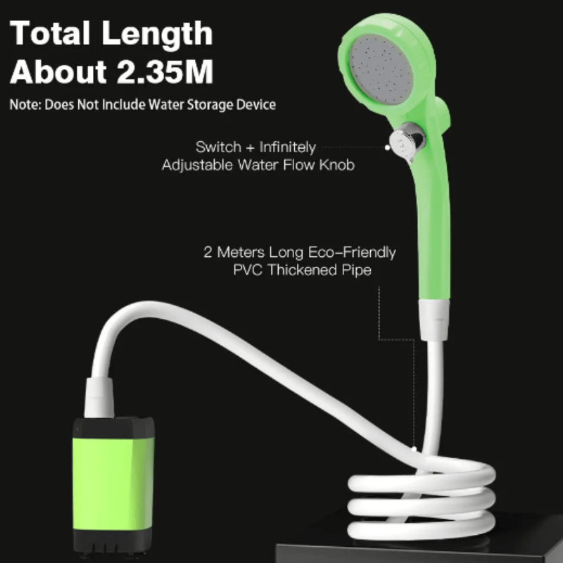 Portable Camping Shower Kit with Digital Display - Planet Store 123