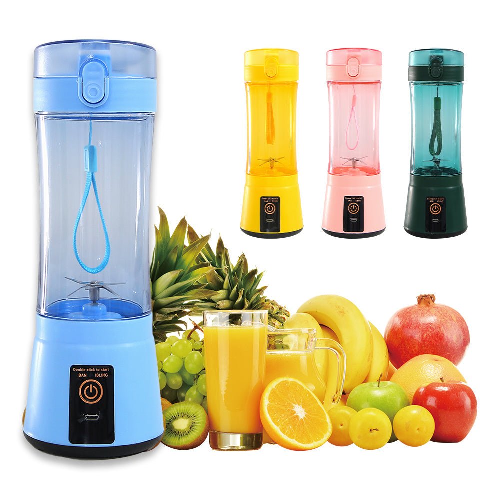 Portable Electric Fruit Juicer Wireless USB Rechargeable Mini Mixer Multifunction Summer Smoothie Blender Machine Kitchen Supplies - Planet Store 123