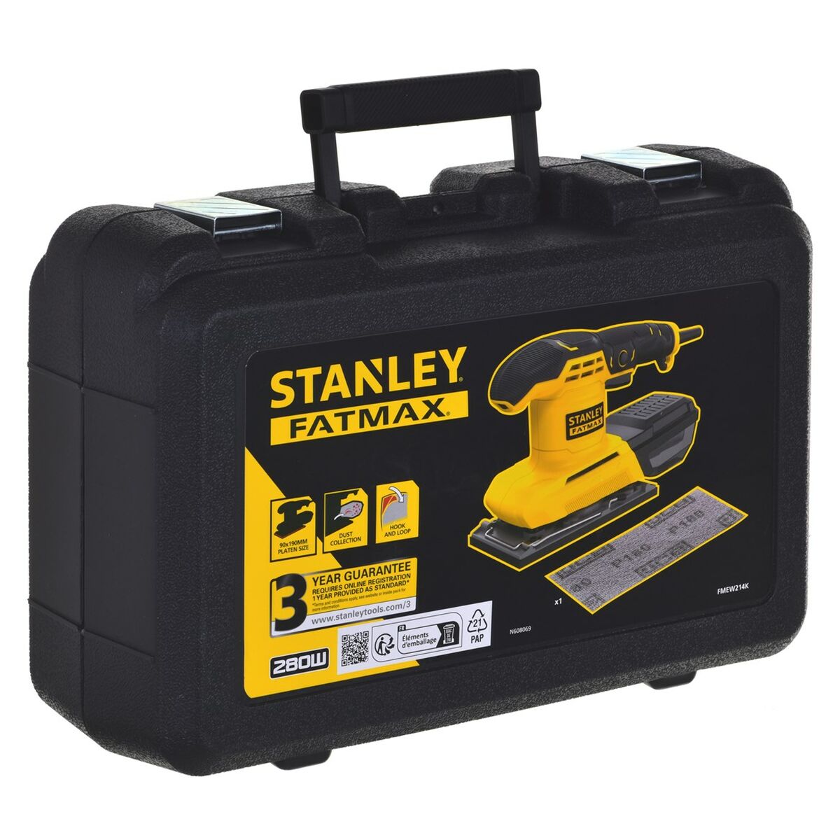 Random orbital sander Stanley FMEW214K - QS - Planet Store 123