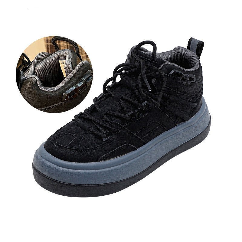 Retro Niche Design Womens High Top Sneakers - Planet Store 123