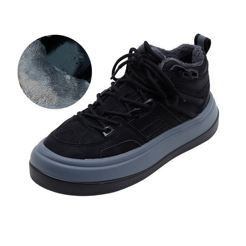 Retro Niche Design Womens High Top Sneakers - Planet Store 123