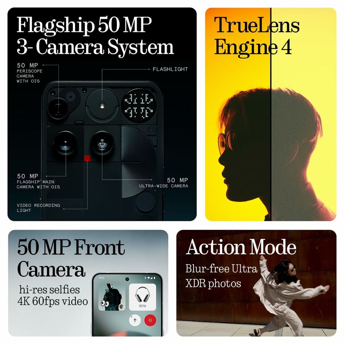 Smartphone Nothing Phone 3 5G 6,67" Octa Core 16 GB RAM 512 GB Black - Planet Store 123