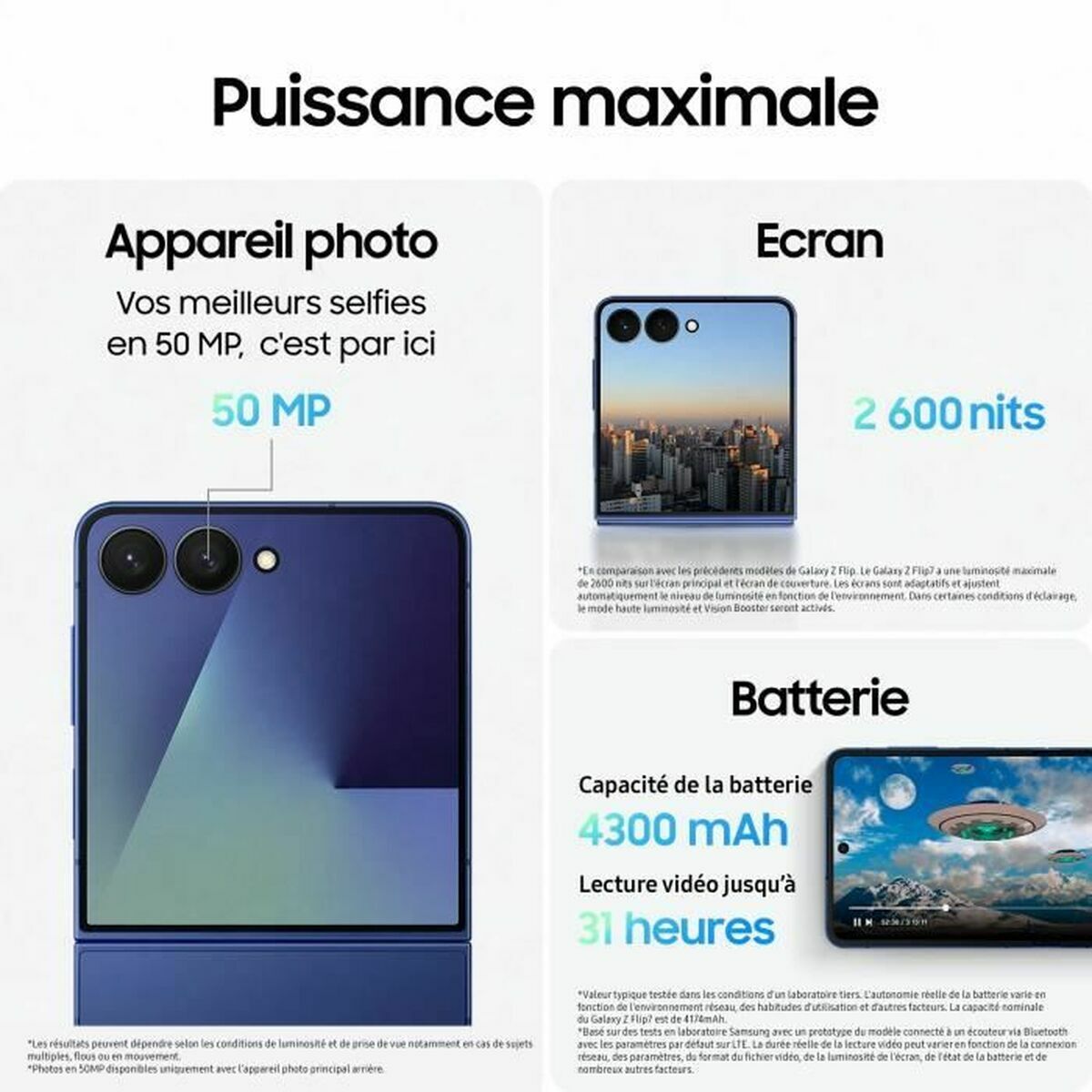 Smartphone Samsung Galaxy Z Flip7 12 GB RAM 256 GB Black 6,8" - Planet Store 123