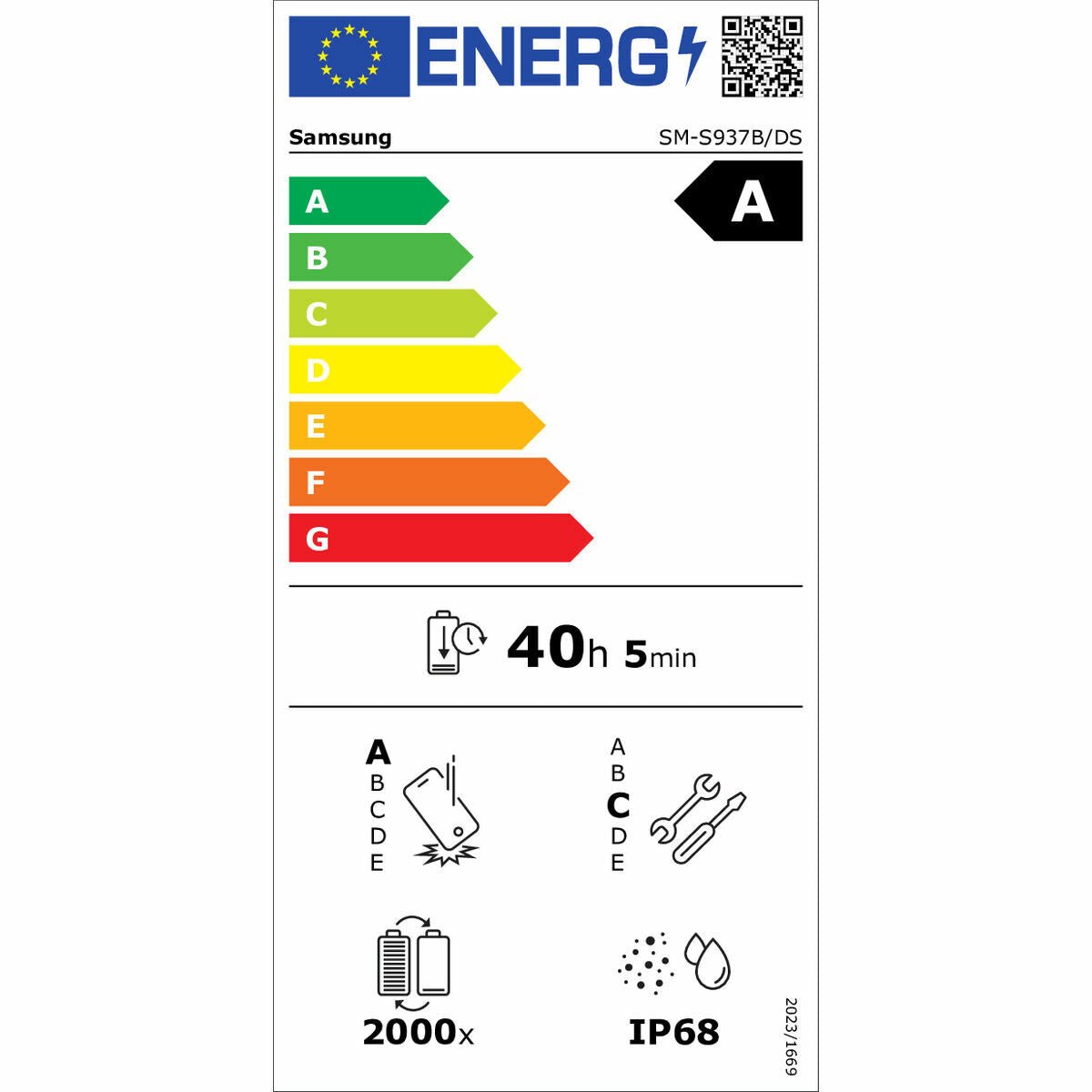 Smartphone Samsung SM - S937 6,7" Octa Core 12 GB RAM 512 GB Silver - Planet Store 123