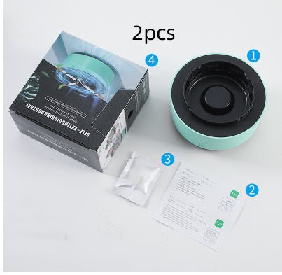 Smoke Removal Air Purification Ashtray Anion Purification Practical Automatic Purifier Ashtray Portable Gadgets For Car Ashtray - Planet Store 123