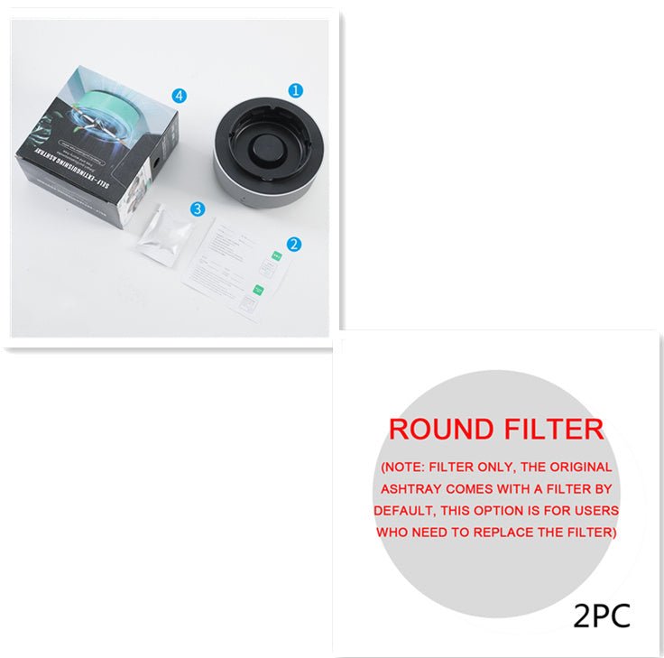 Smoke Removal Air Purification Ashtray Anion Purification Practical Automatic Purifier Ashtray Portable Gadgets For Car Ashtray - Planet Store 123