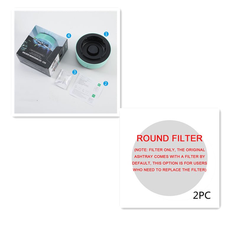 Smoke Removal Air Purification Ashtray Anion Purification Practical Automatic Purifier Ashtray Portable Gadgets For Car Ashtray - Planet Store 123