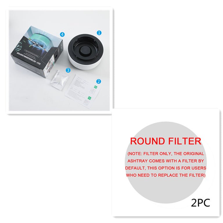 Smoke Removal Air Purification Ashtray Anion Purification Practical Automatic Purifier Ashtray Portable Gadgets For Car Ashtray - Planet Store 123