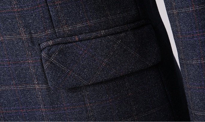 Suit Plaid Business Leisure Self - cultivation Job - Planet Store 123