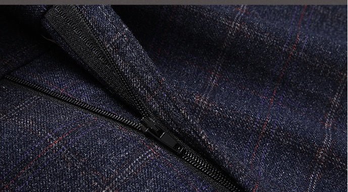 Suit Plaid Business Leisure Self - cultivation Job - Planet Store 123