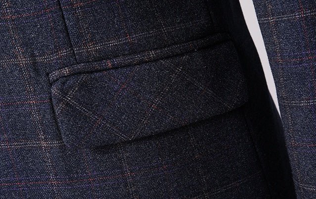 Suit Plaid Business Leisure Self - cultivation Job - Planet Store 123