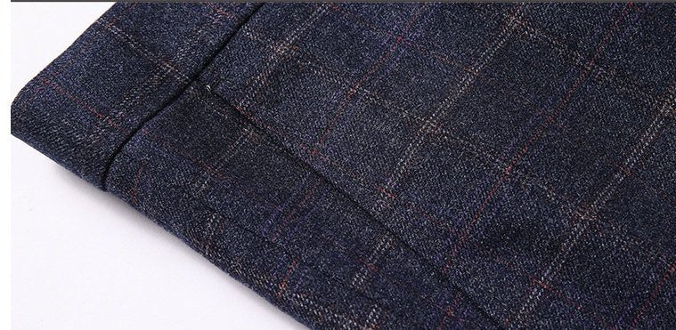 Suit Plaid Business Leisure Self - cultivation Job - Planet Store 123