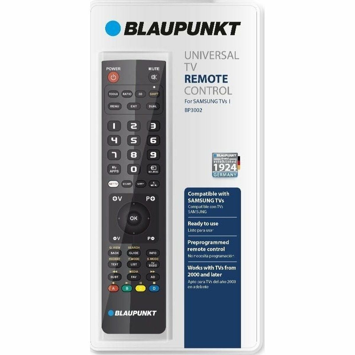 Universal Remote Control Blaupunkt BP3002 - Planet Store 123