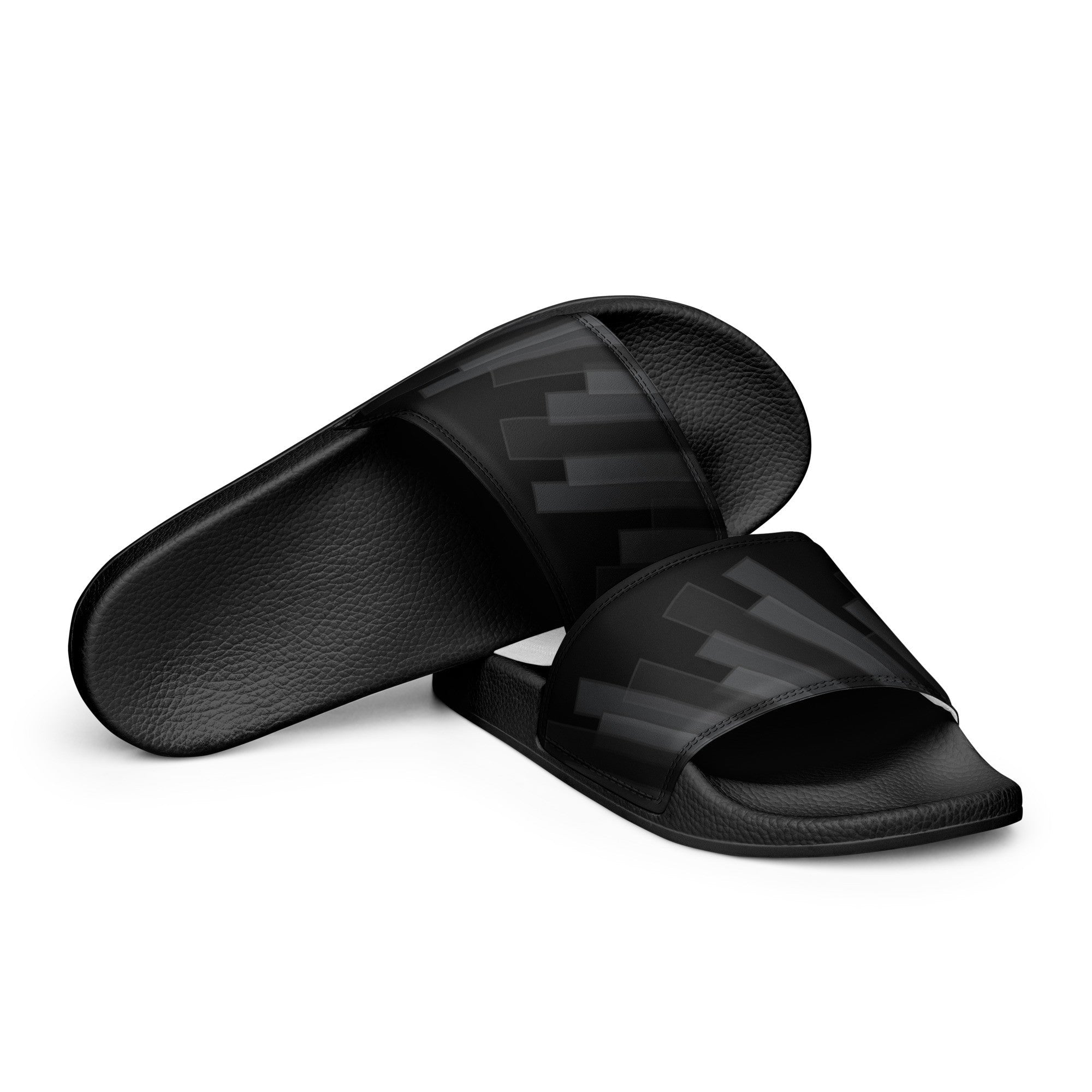 Vizzi - Men's Slides - 02 Black C - Planet Store 123