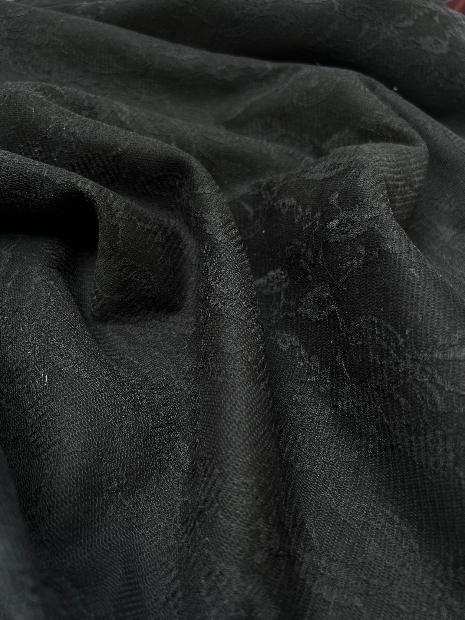 W - C - 480 Floral Washable Wool (Bonded Lace) - Planet Store 123