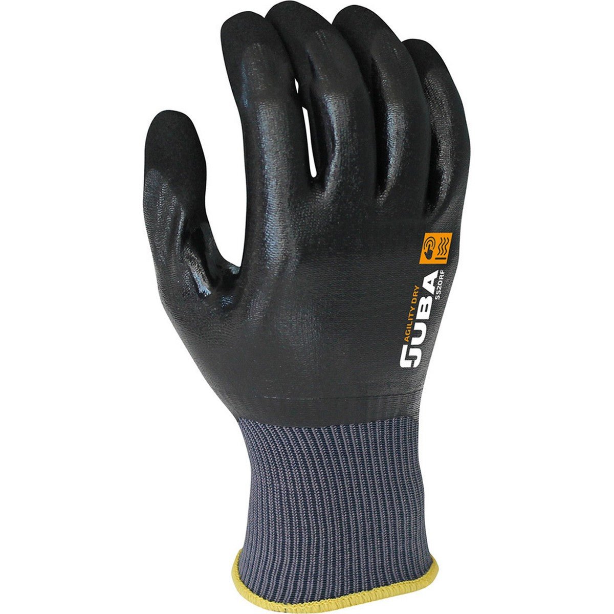 Work Gloves JUBA Black Nitrile - Planet Store 123
