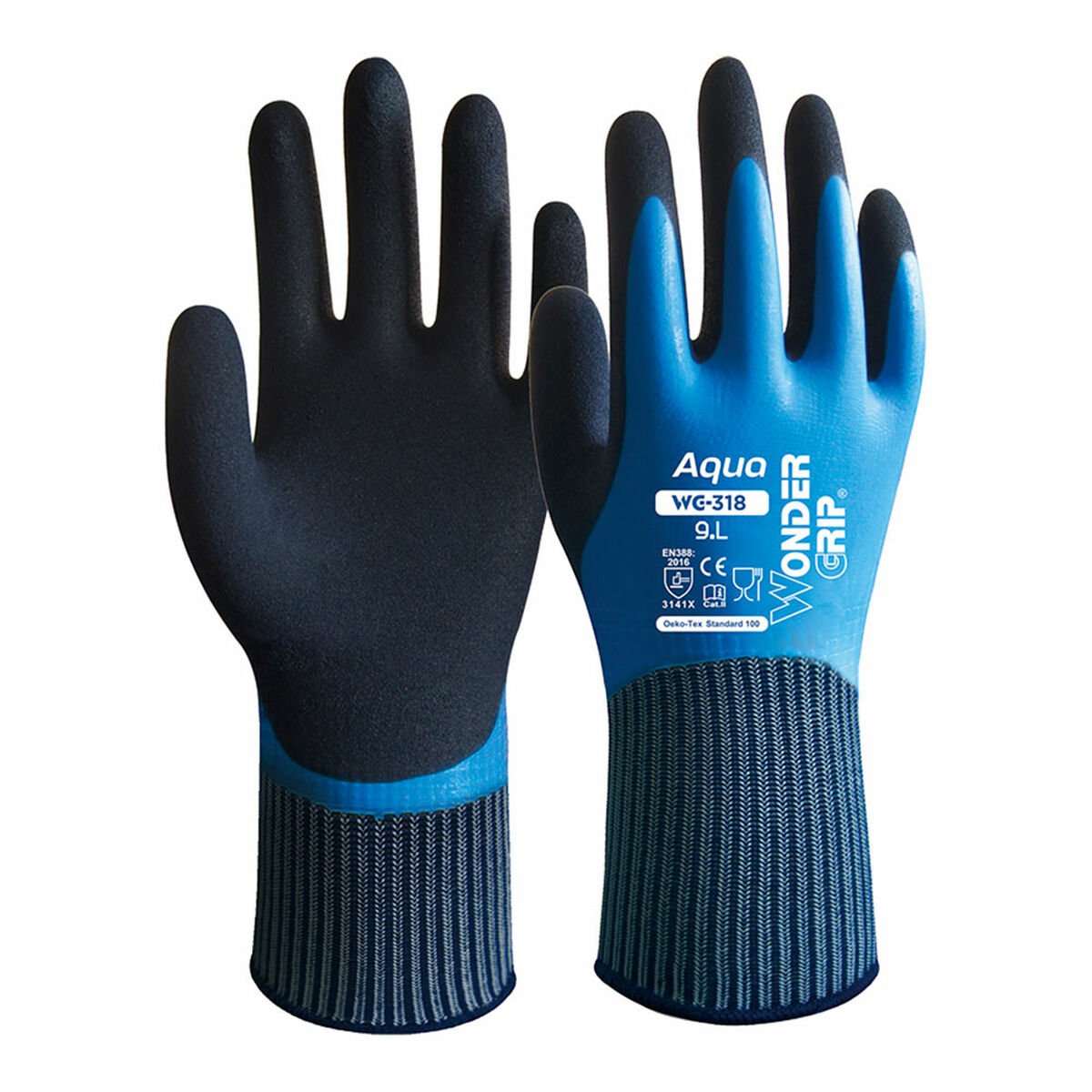 Work Gloves Wonder Grip Blue - Planet Store 123