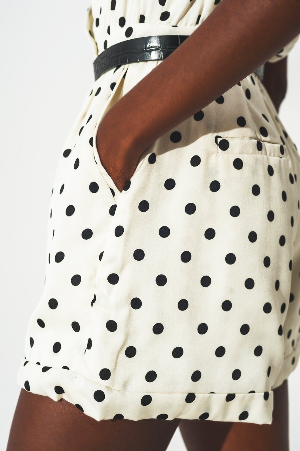 Wrap Polka Dot Playsuit Jumpsuit - Planet Store 123